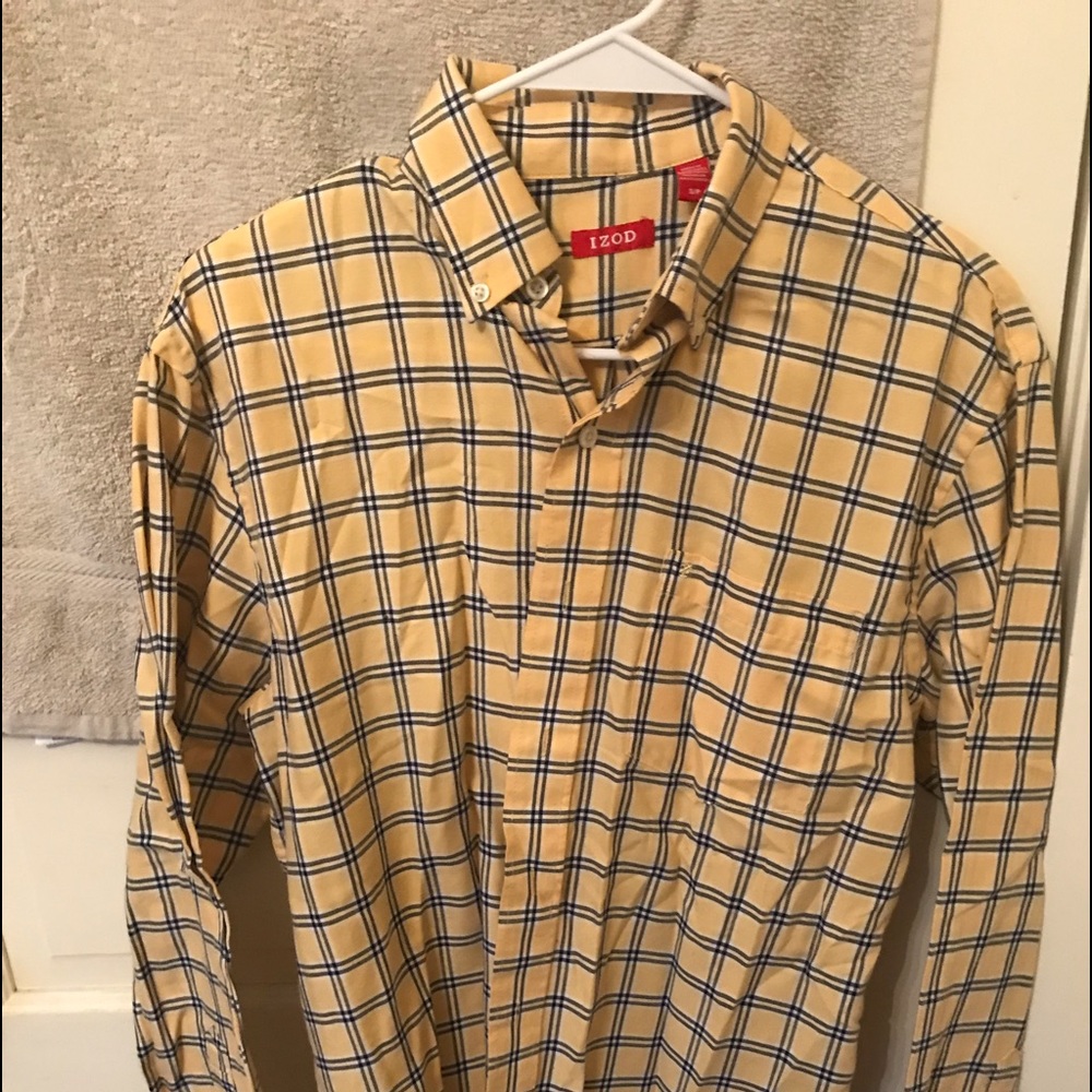 Izod button up shirt.